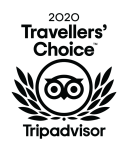 Logo del riconoscimento Tripadvisor Travellers' Choice 2020.